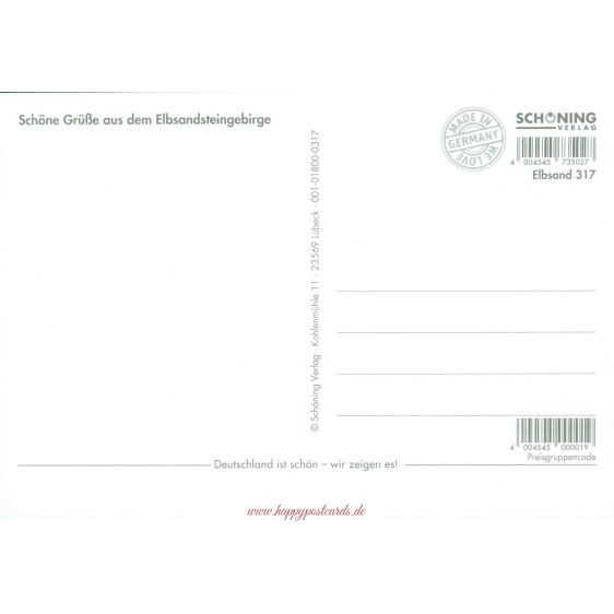 Elbsandsteinmountains - Multi 317 - Viewcard