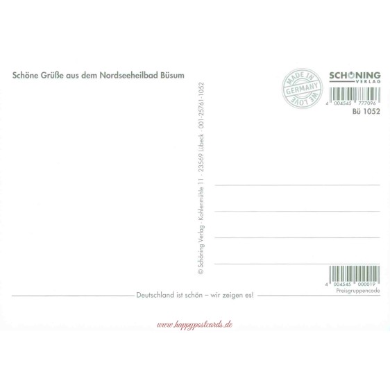 Büsum - Multi Moin 1052 - Viewcard