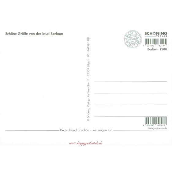Borkum - Multi 1288 - Ansichtskarte