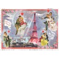 Paris - Souvenir Eiffelturm - Tausendschön Postkarte