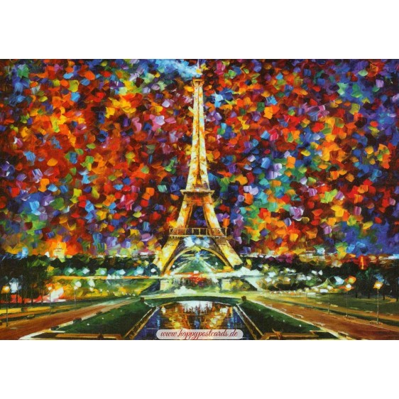Paris of my dreams - Afremov Postcard