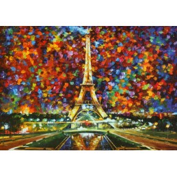 Paris of my dreams - Afremov Postkarte