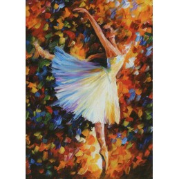 Ballet - Afremov Postcard