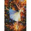 Ballet - Afremov Postcard