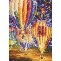 Balloon and emotions - Afremov Postkarte