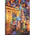 From Paris to Moscow - Afremov Postcard