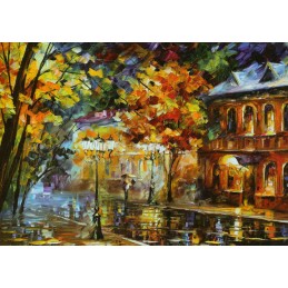 Old Moscow - Afremov Postcard