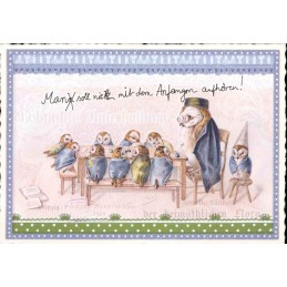 Man soll nie mit dem Anfangen aufhören! - Tausendschön - Postcard