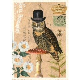 Uhu - Tausendschön - Postkarte