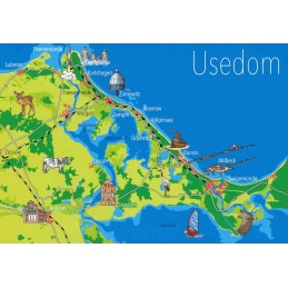 More about USedom 226 - Map - Postcard