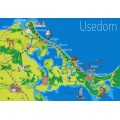 Usedom 226 - Map - Postkarte
