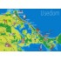 USedom 226 - Map - Postcard
