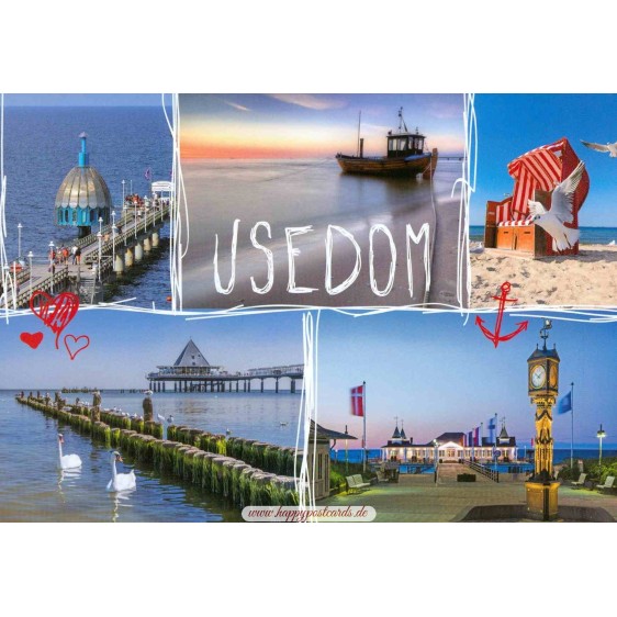 Usedom Multi 223 - Viewcard
