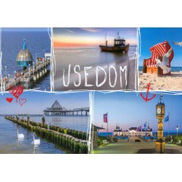 Usedom Multi 223 - Ansichtskarte