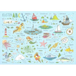 More about Küsten-ABC - Postcard