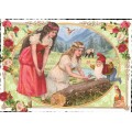 PK1338 Schneeweisschen und Rosenrot - Tausendschön - Postkarte