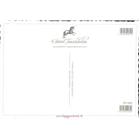 Gullivers Reisen - Tausendschön - Postkarte