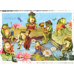 PK1125 Froschkonzert - Tausendschön - Postkarte