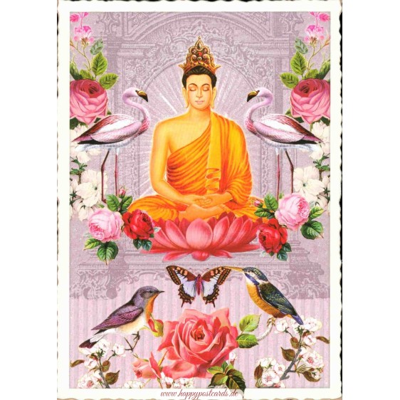 PK771 Buddha - Tausendschön - Postkarte