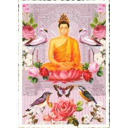 PK771 Buddha - Tausendschön - Postkarte