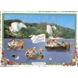 PK153 Rügen - Königsstuhl - Tausendschön - Postkarte