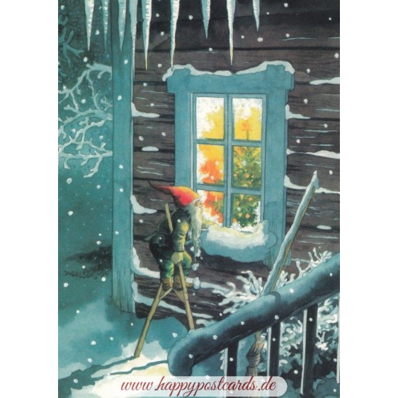 209 - Dwarf on Stilts - Postcard