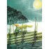 212 - Zwerg mit Wolf  - Postkarte
