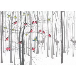 Im Winterwald - Weihnachtskarte