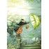 24 - Frauen beim Schlittschuh laufen - Postkarte