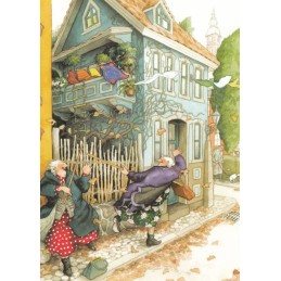 35 - Frauen im Herbst - Postkarte
