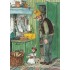 Findus dressed as Lucia - Postcard