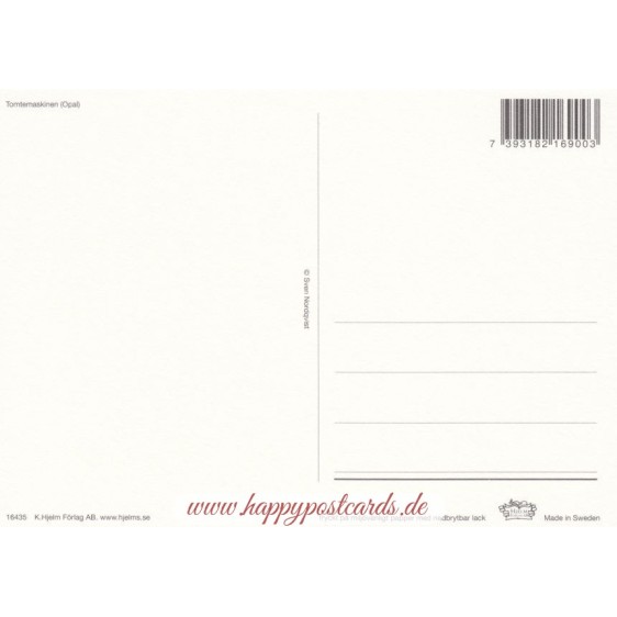 Christbaum holen mit Findus - Postkarte